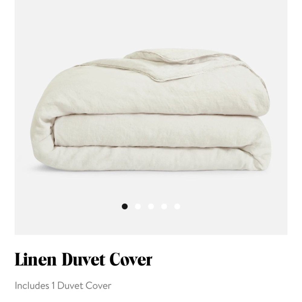 Brooklinen King Linen Duvet Cover